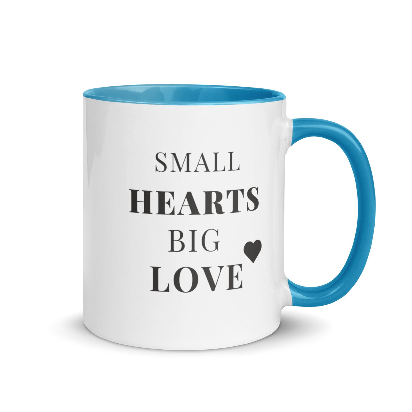 Colourful Hummingbird Mug with Colour Inside Capturing the True Essence: Small Hearts, Big Love