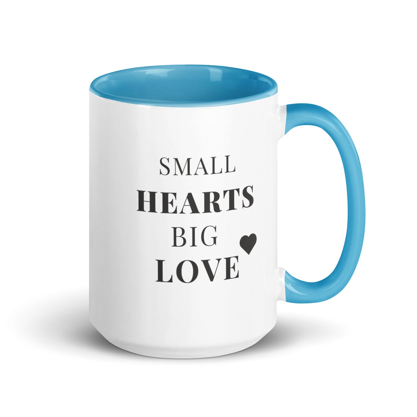 Colourful Hummingbird Mug with Colour Inside Capturing the True Essence: Small Hearts, Big Love