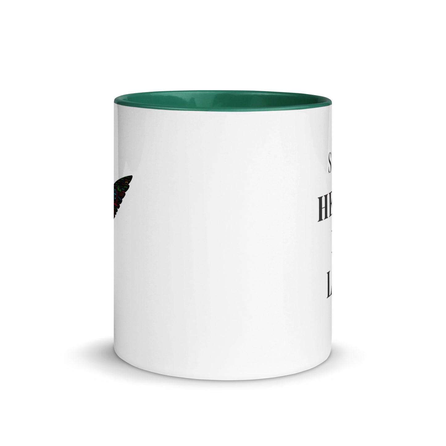 Beautiful Design Hummingbird Mug with Colour Inside Capturing the True Essence: Small Hearts, Big Love