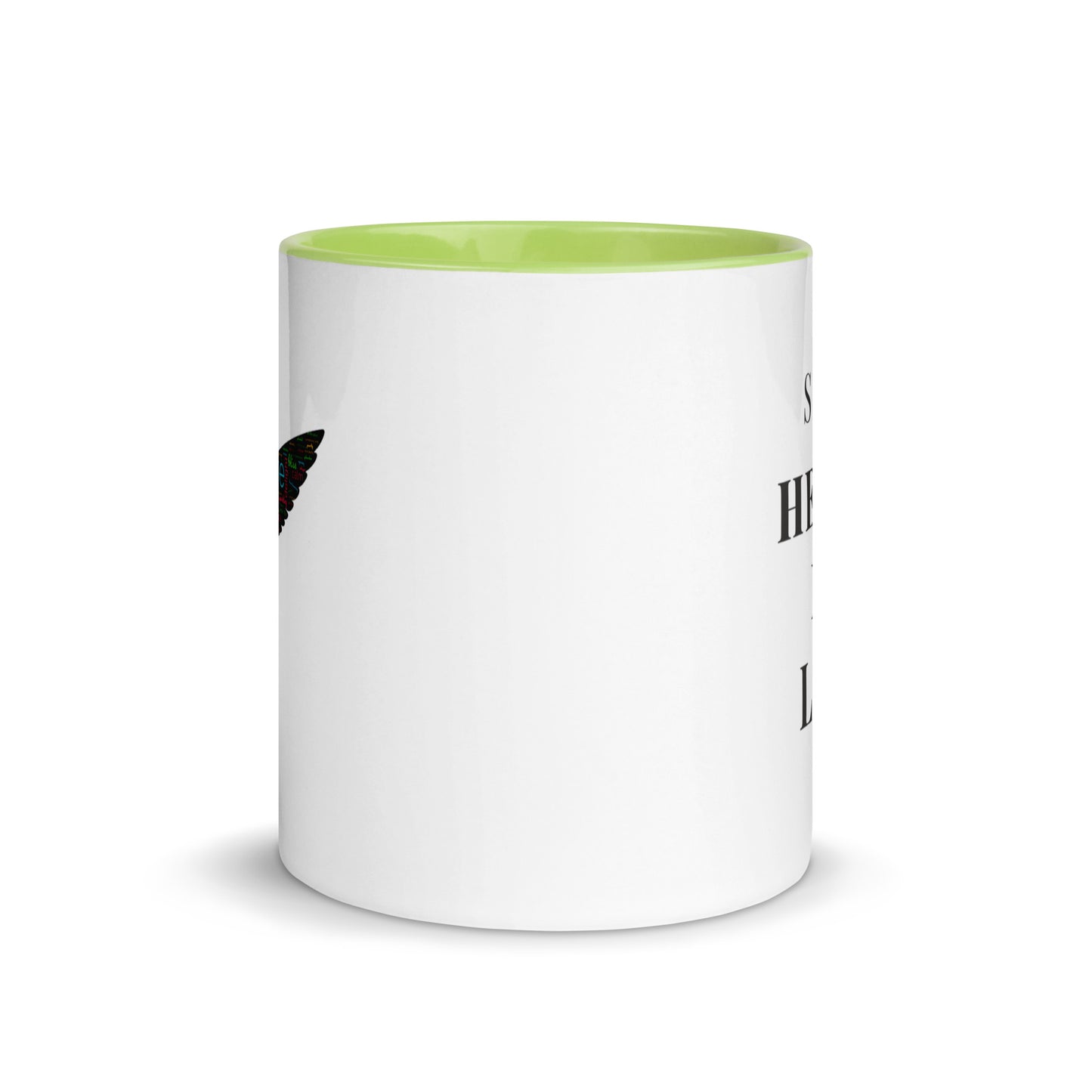 Beautiful Design Hummingbird Mug with Colour Inside Capturing the True Essence: Small Hearts, Big Love