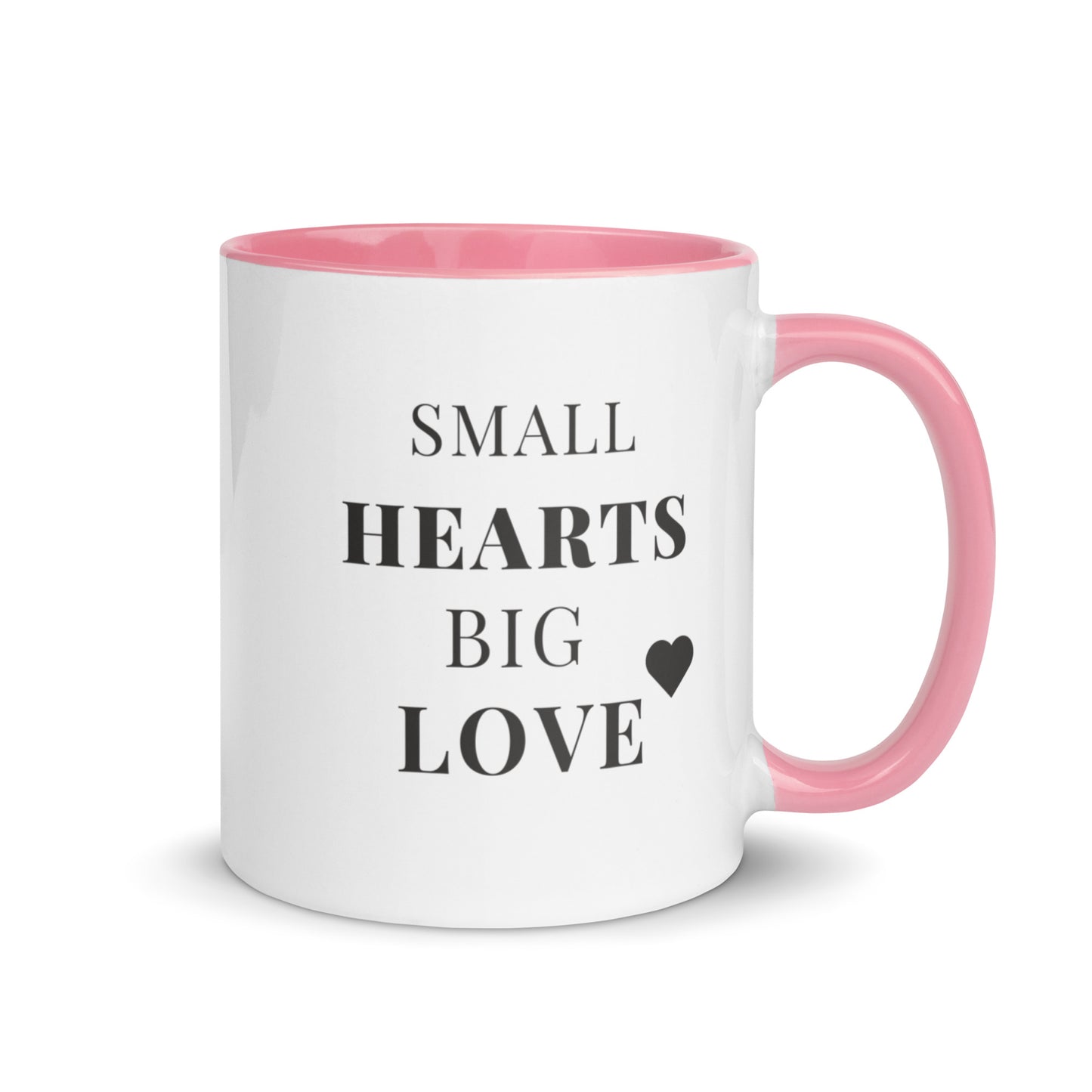 Colourful Hummingbird Mug with Colour Inside Capturing the True Essence: Small Hearts, Big Love