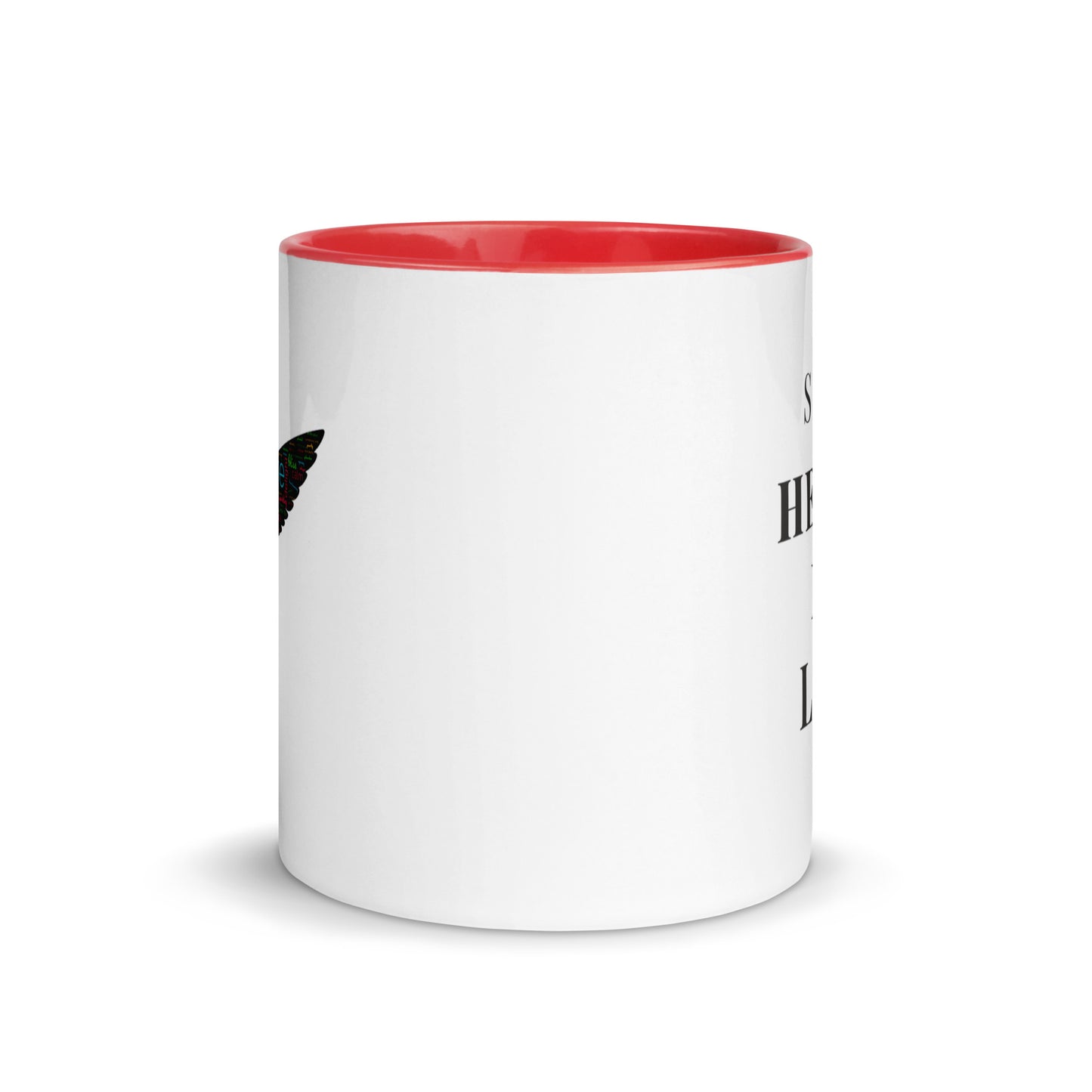 Beautiful Design Hummingbird Mug with Colour Inside Capturing the True Essence: Small Hearts, Big Love