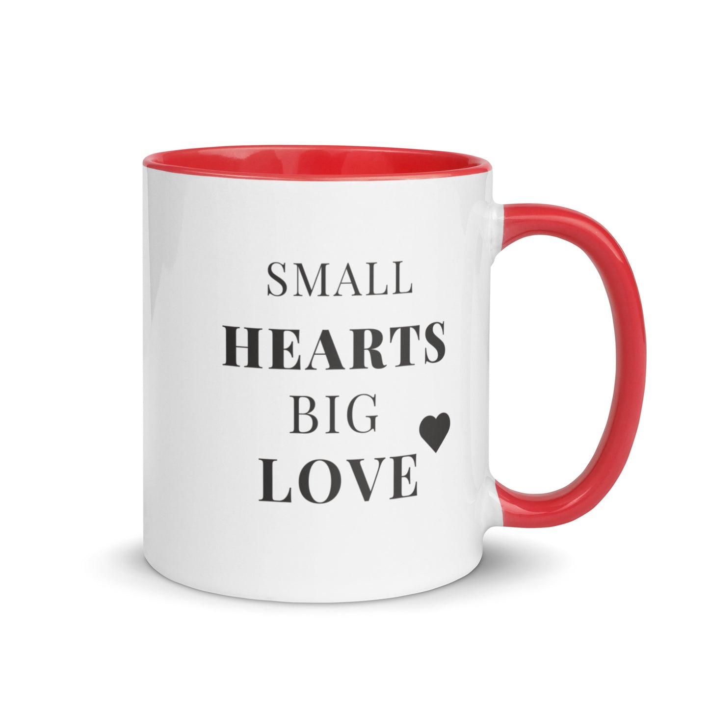 Colourful Hummingbird Mug with Colour Inside Capturing the True Essence: Small Hearts, Big Love