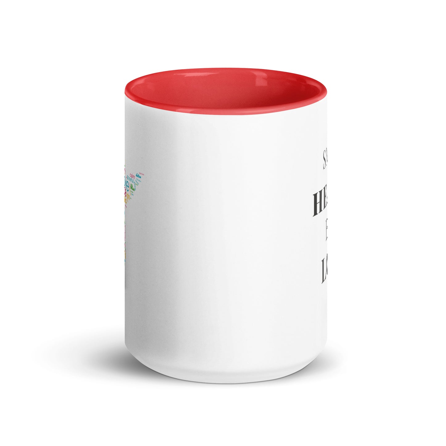 Colourful Hummingbird Mug with Colour Inside Capturing the True Essence: Small Hearts, Big Love