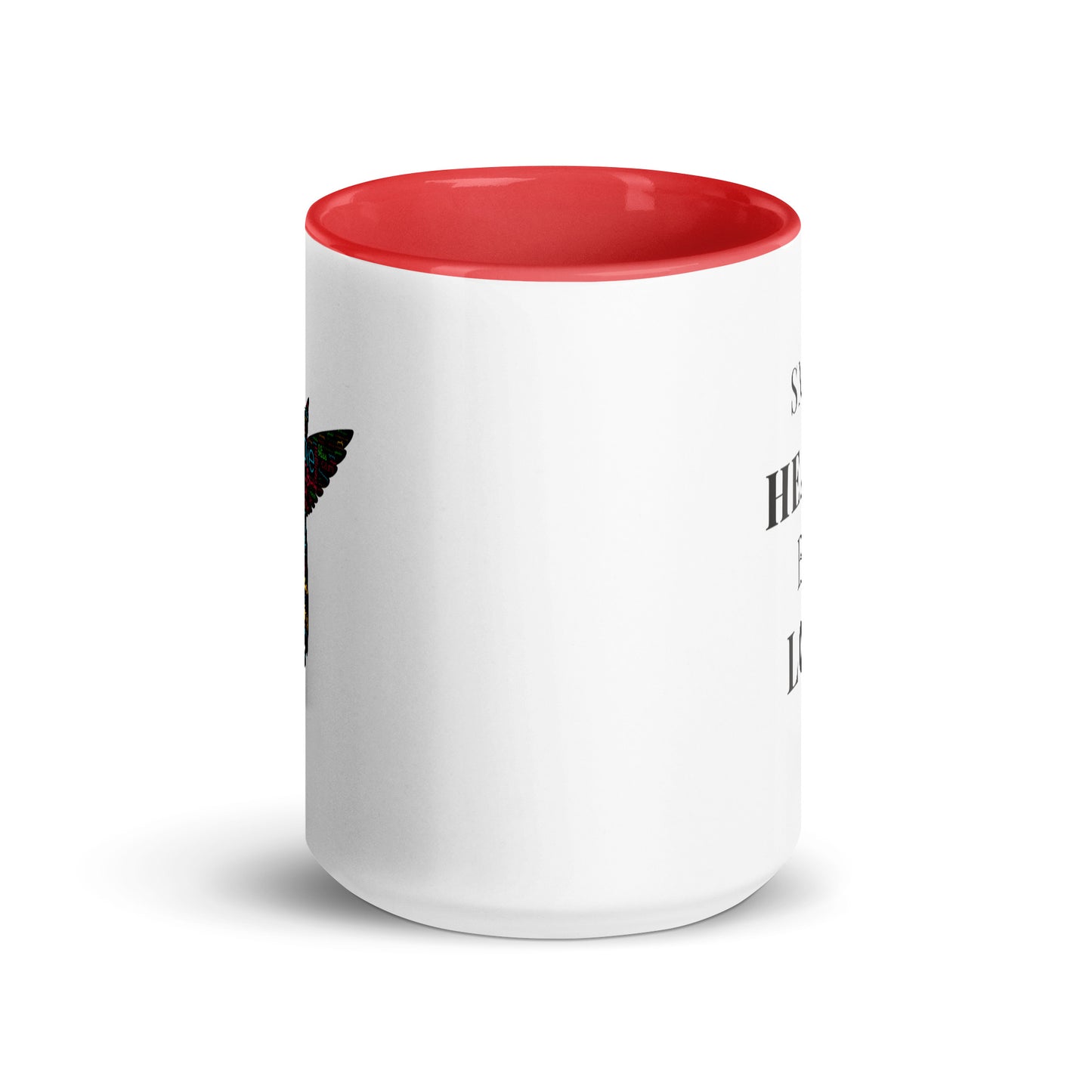 Beautiful Design Hummingbird Mug with Colour Inside Capturing the True Essence: Small Hearts, Big Love